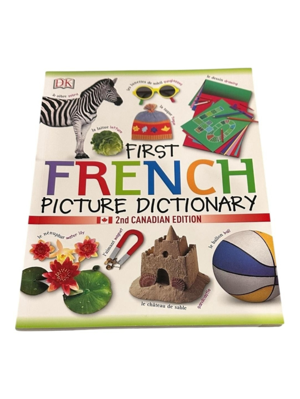 First French Picture Dictionary 2nd Canadian Ed DK White PB Canada Kids 2012
